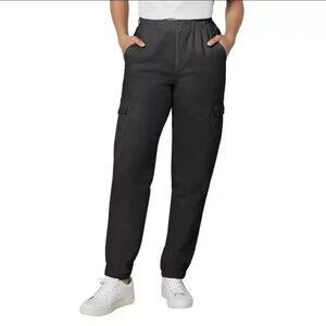 NEW Gap Twill Cargo Pants Women's XXL Black Cotton & Lyocell